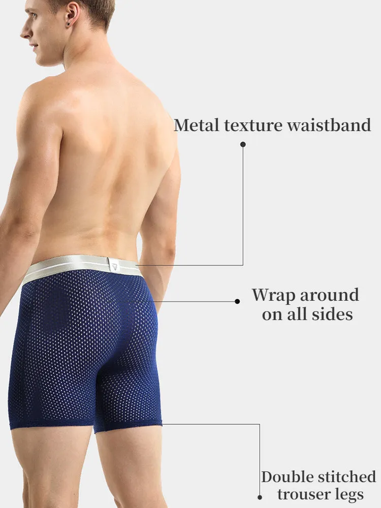 3 Pack Men's Breathable BoxersBriefs