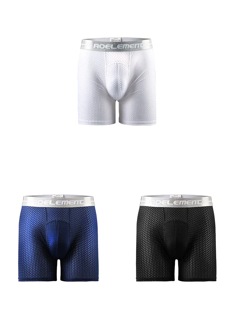 3 Pack Men's Breathable BoxersBriefs