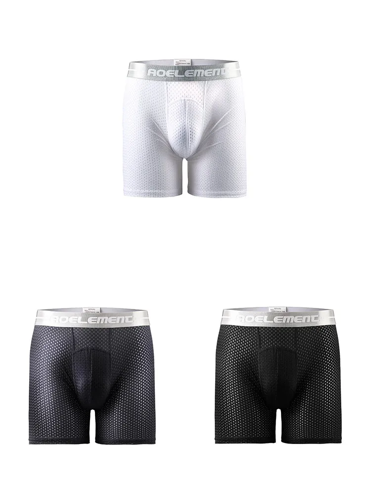 3 Pack Men's Breathable BoxersBriefs