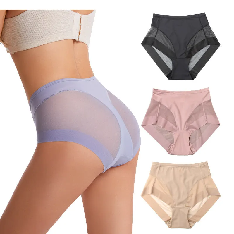 Buy 1 get 1 free(2 PCS)High Waist Ice Silk Shaping Briefs