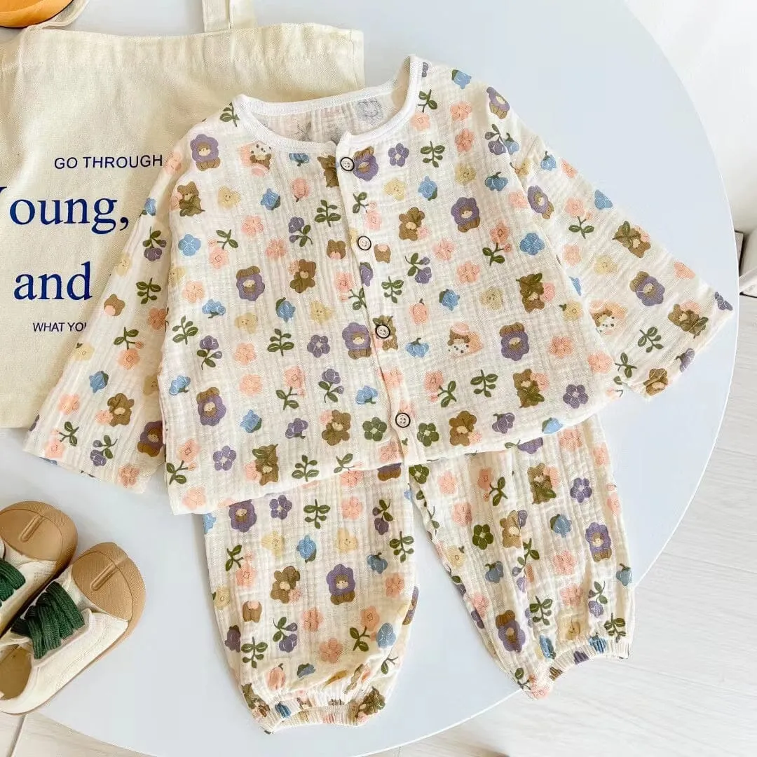 Cartoon Breathable Cotton Kids Playset