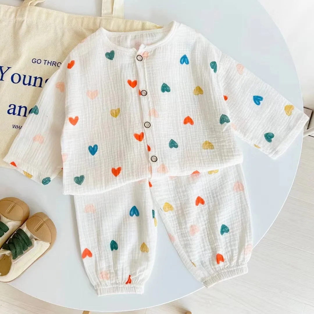Cartoon Breathable Cotton Kids Playset