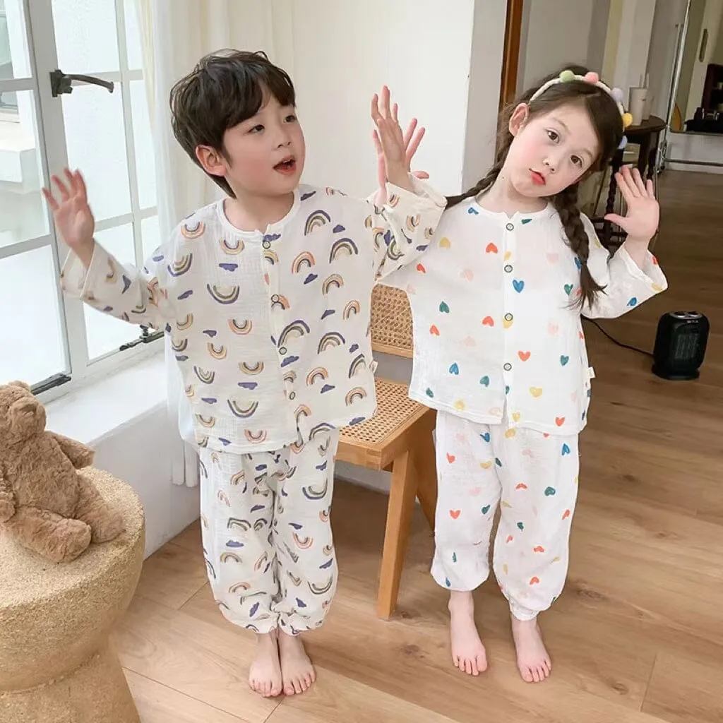 Cartoon Breathable Cotton Kids Playset