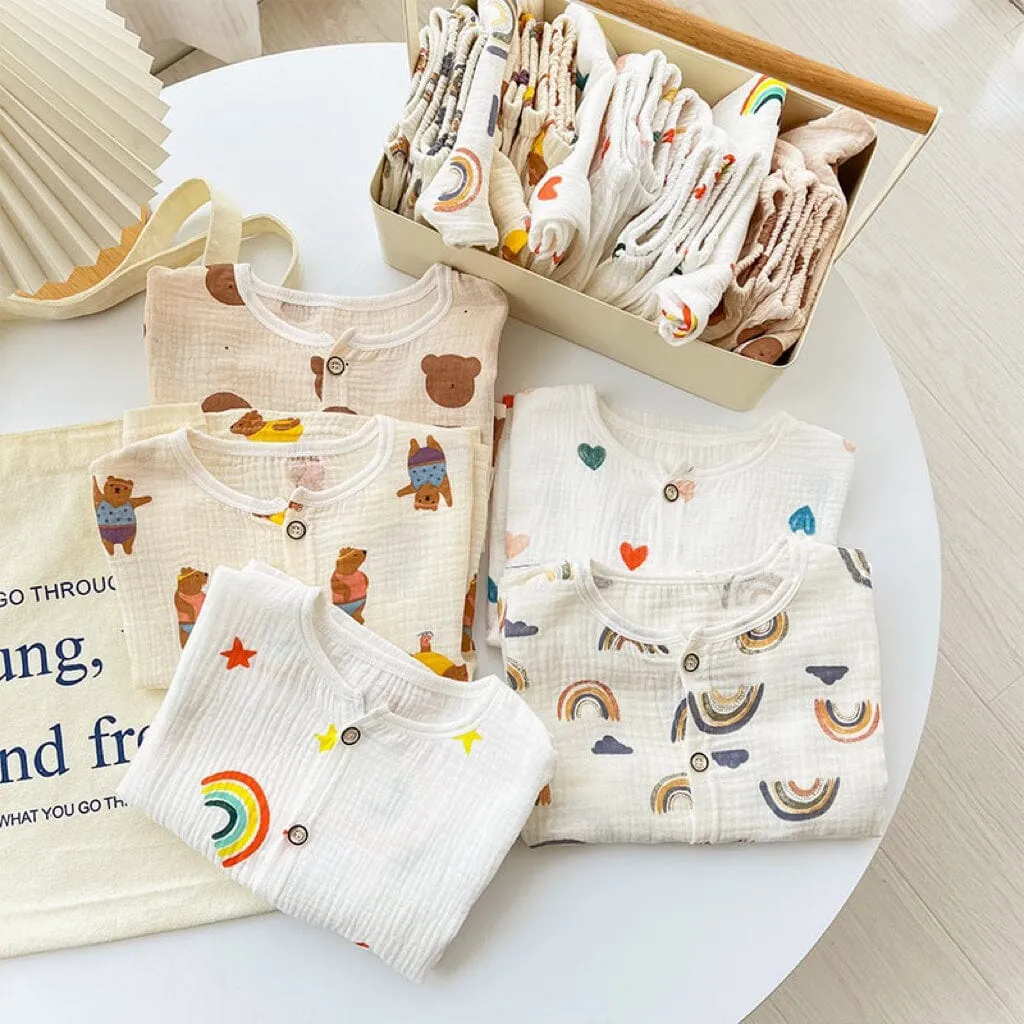 Cartoon Breathable Cotton Kids Playset