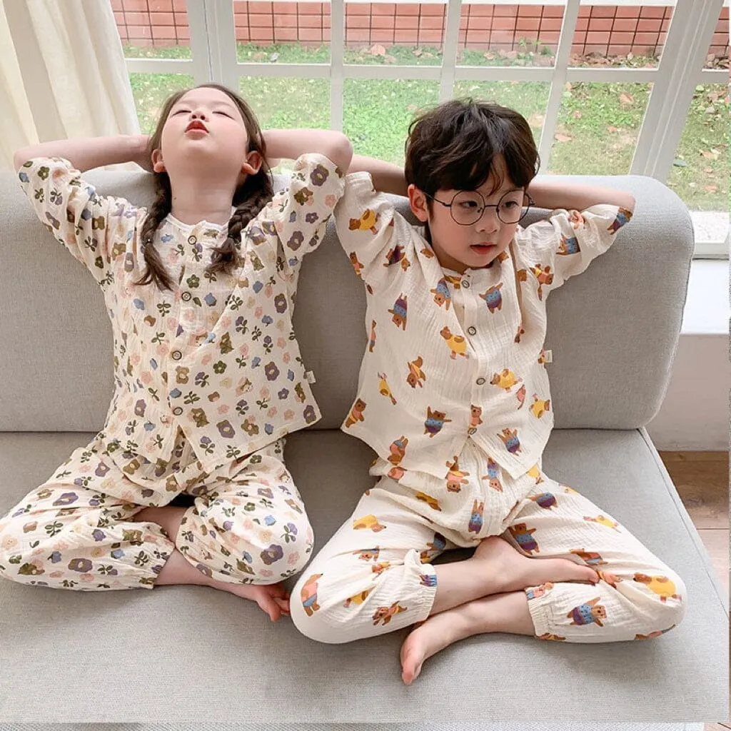 Cartoon Breathable Cotton Kids Playset