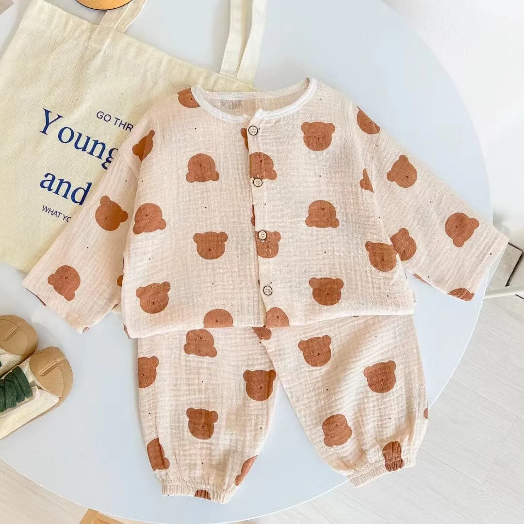 Cartoon Breathable Cotton Kids Playset