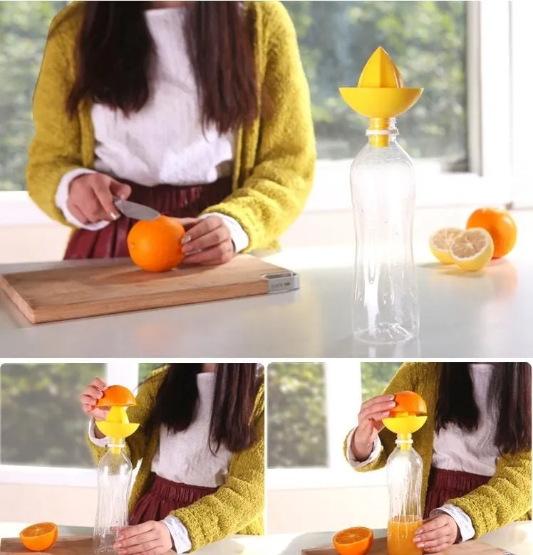 Convenient Plastic Citrus Fruit Squeezer Tool