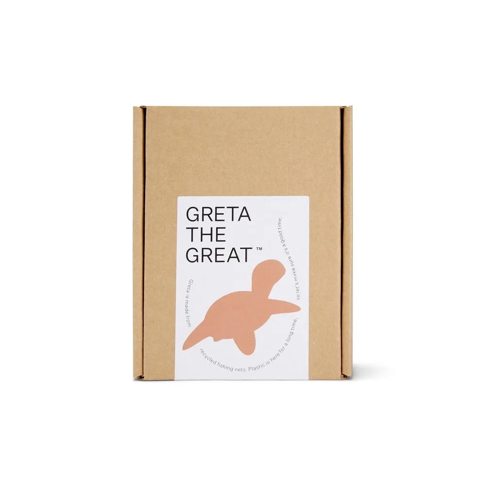 Greta the Great Turtle Bath Toy, Coral