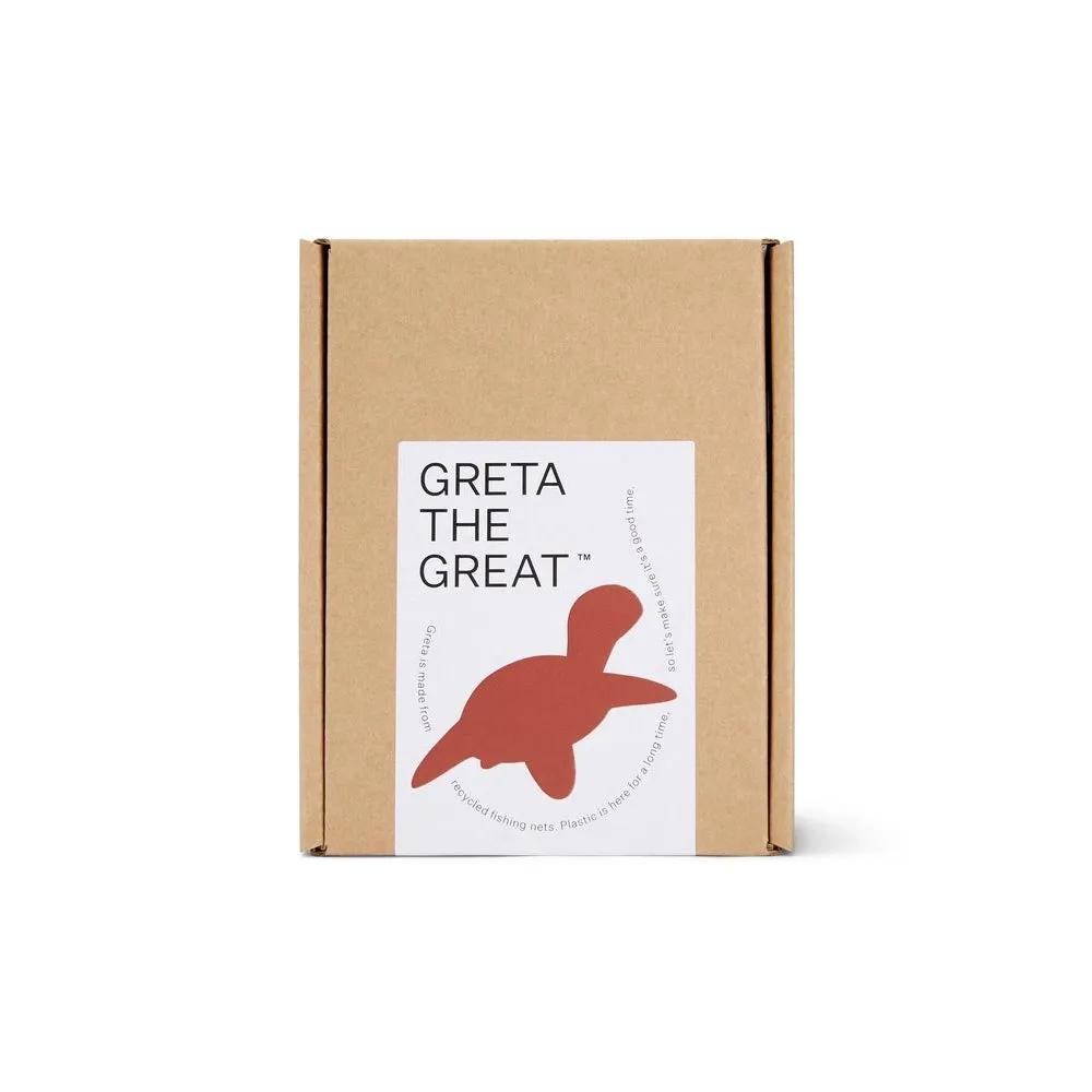 Greta the Great Turtle Bath Toy, Rust