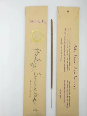 Holy Smoke Incense - Simplicity - Eco-friendly / Low tox