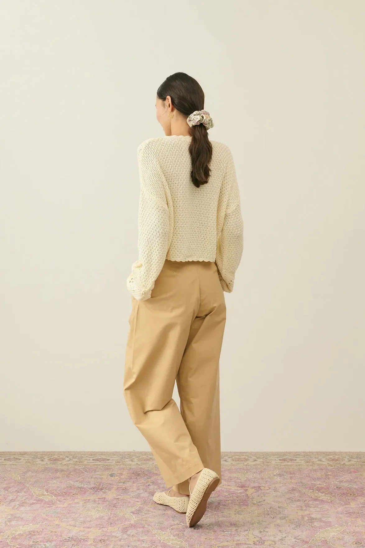 Louise Misha Molly Cream Cardigan
