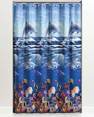Ocean Life Peva Shower Curtain