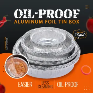 Oil-Proof Aluminum Foil Tin Box50% OFF