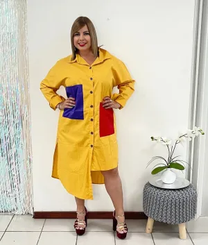 Plus Yellow dress