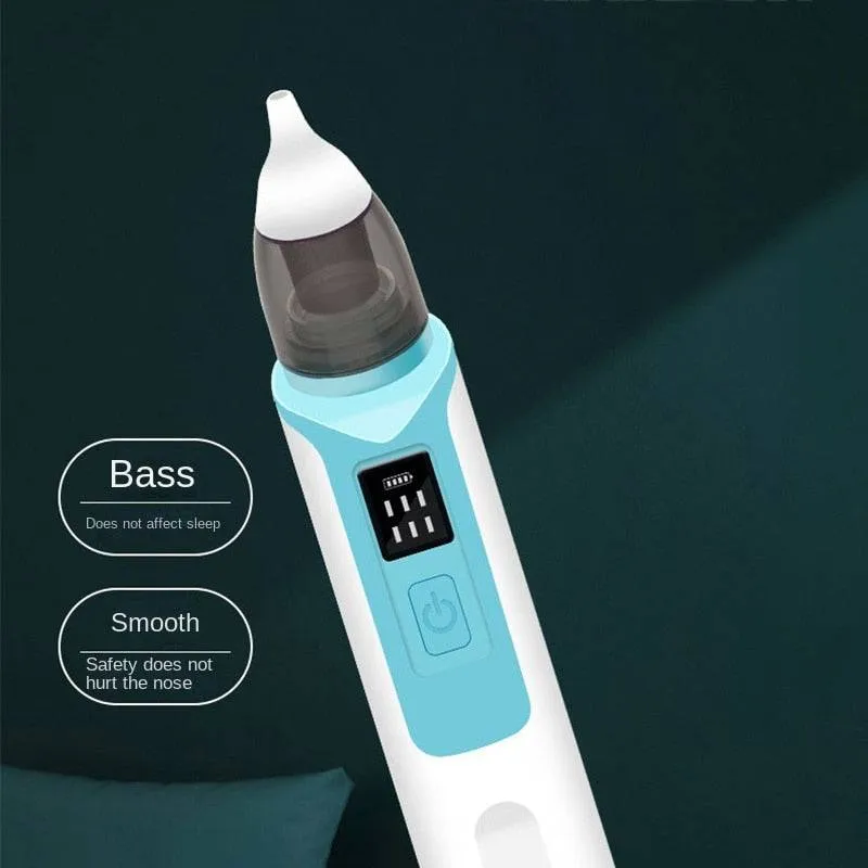 Rechargeable Baby Nose Cleaner Silicone Adjustable Suction Electric Child Nasal Aspirator Health Safety Convenient Low Noise