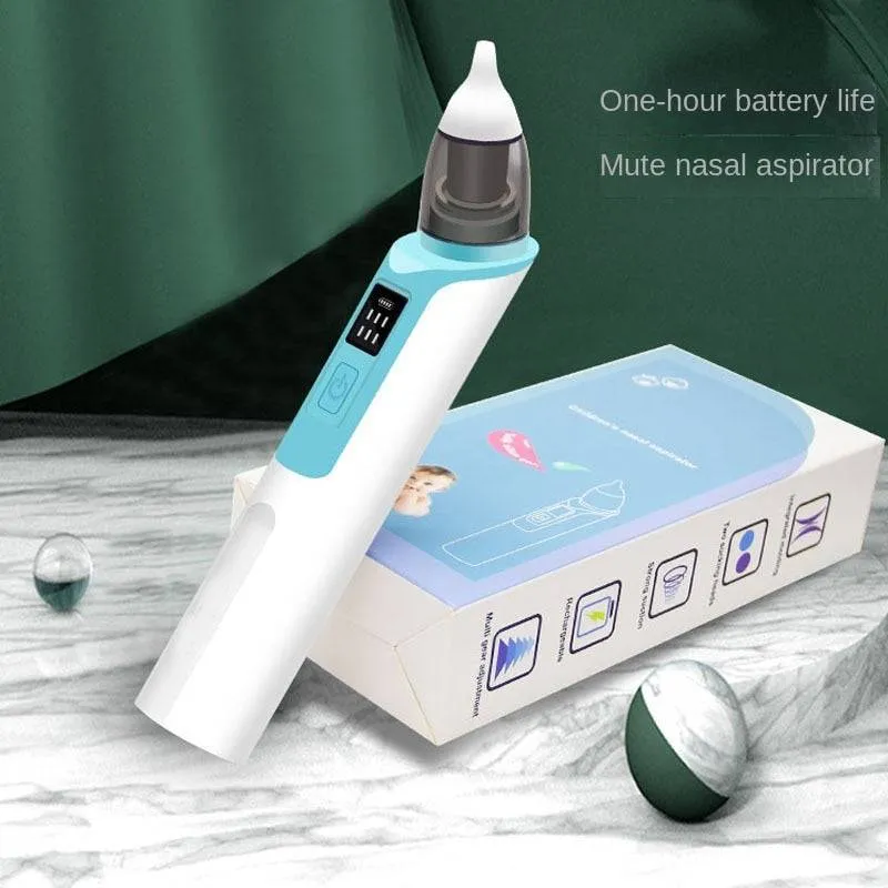 Rechargeable Baby Nose Cleaner Silicone Adjustable Suction Electric Child Nasal Aspirator Health Safety Convenient Low Noise