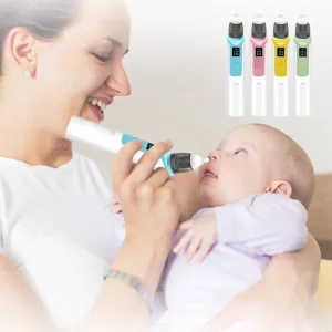 Rechargeable Baby Nose Cleaner Silicone Adjustable Suction Electric Child Nasal Aspirator Health Safety Convenient Low Noise