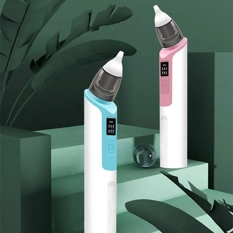Rechargeable Baby Nose Cleaner Silicone Adjustable Suction Electric Child Nasal Aspirator Health Safety Convenient Low Noise