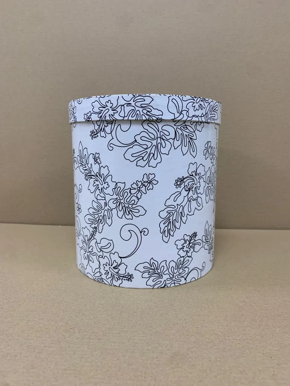 Set of 4 Bowls - Black & White Floral