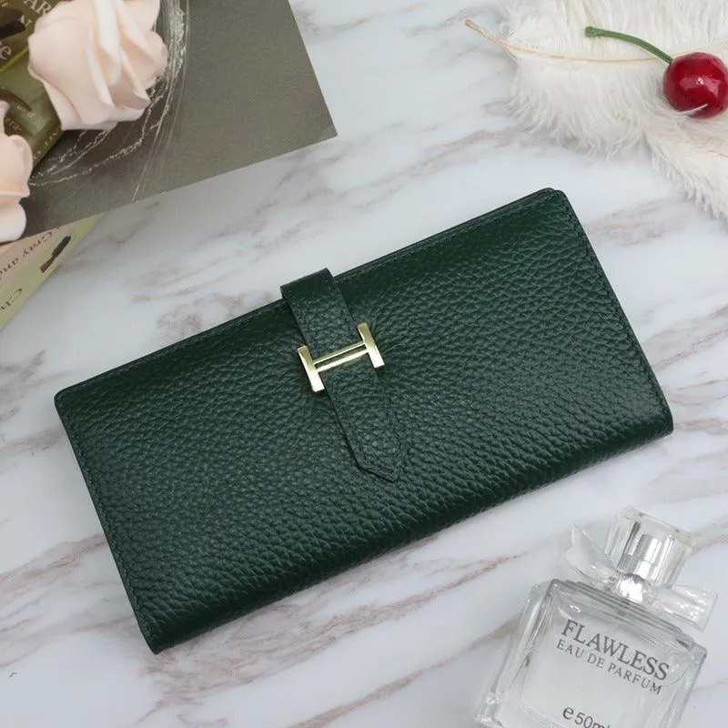 Women's Long Wallet with Convenient Drawstring Closure